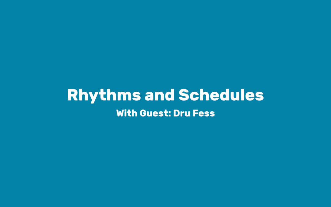 Module 3: Rhythms and Schedules